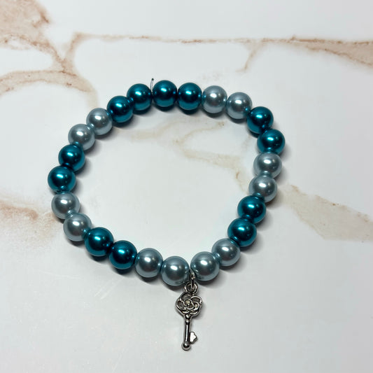 Enchanted Key Beaded Bracelete