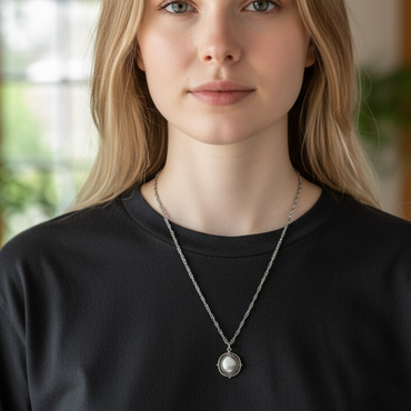 The Heirloom - Silver Pendant Necklace