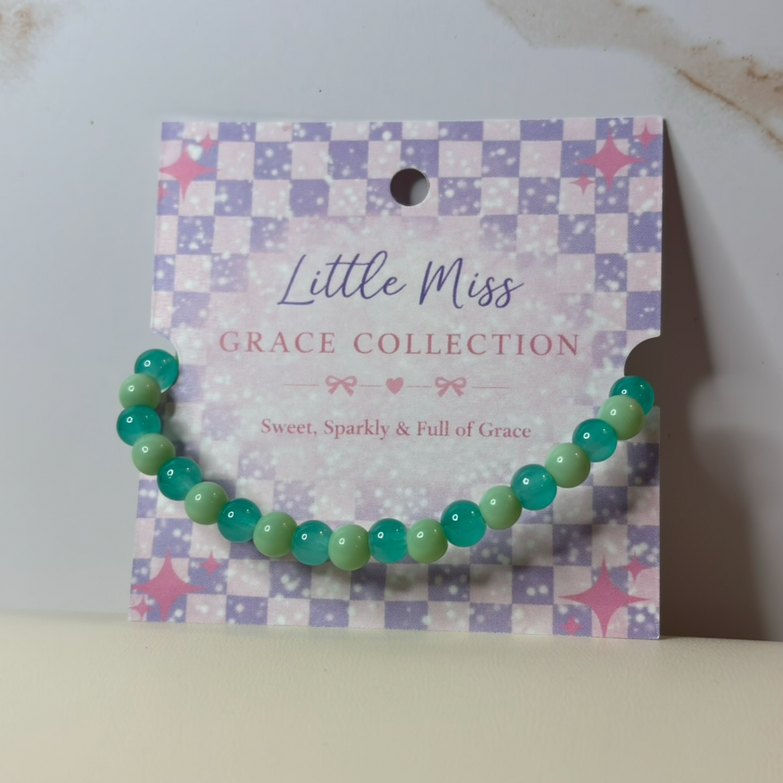 Emerald Mist Beaded Bracelet
