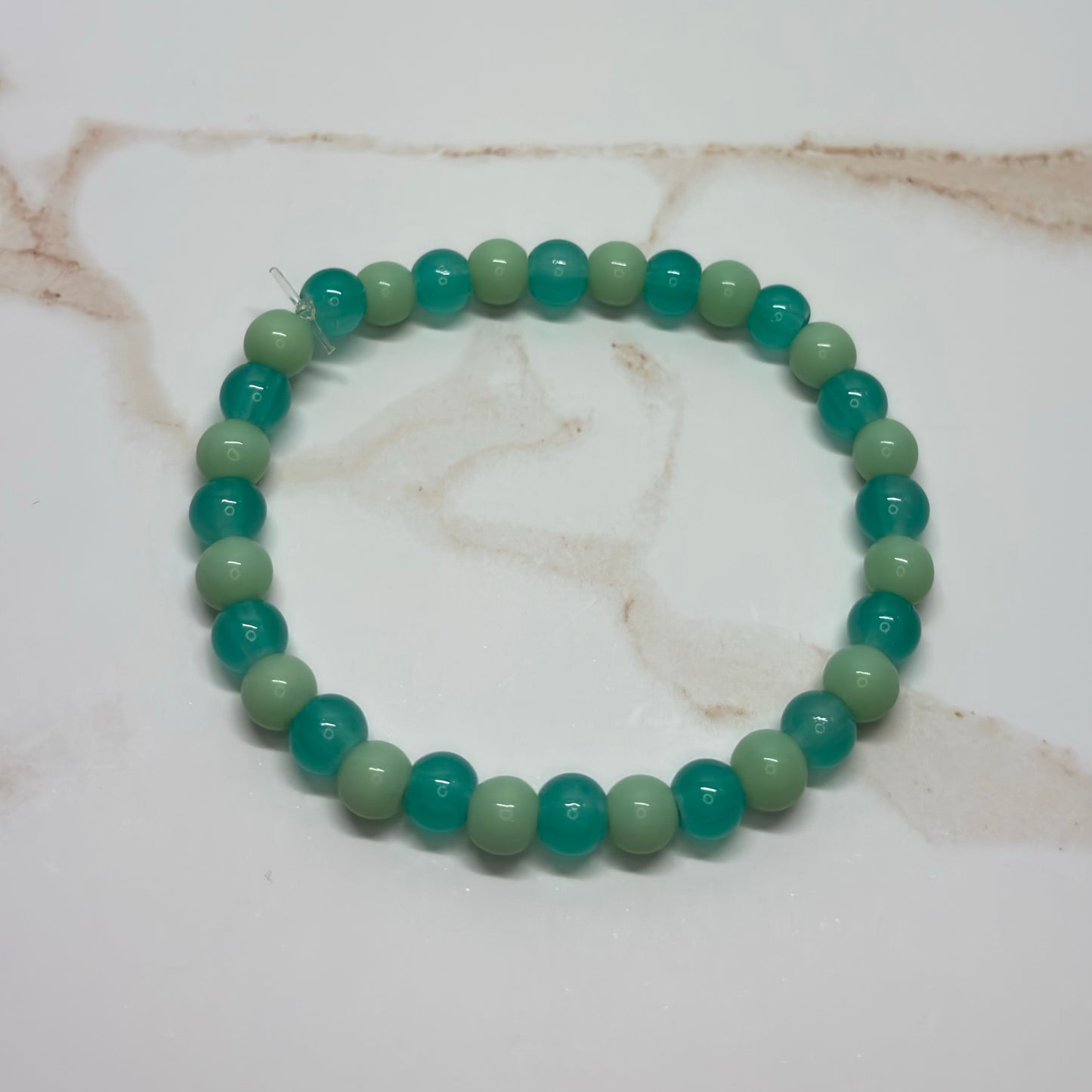 Emerald Mist Beaded Bracelet