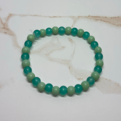 Emerald Mist Beaded Bracelet