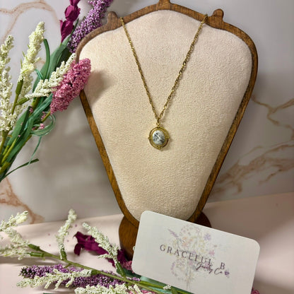 Golden Heirloom - 18K Gold PVD Pendant Necklace