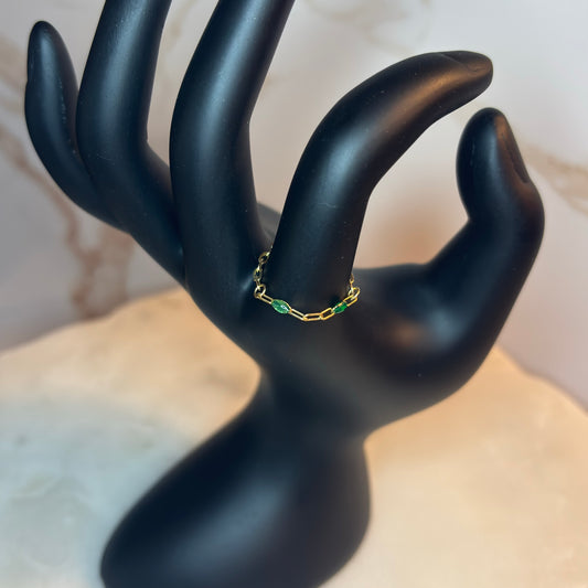 Emerald Vine Ring