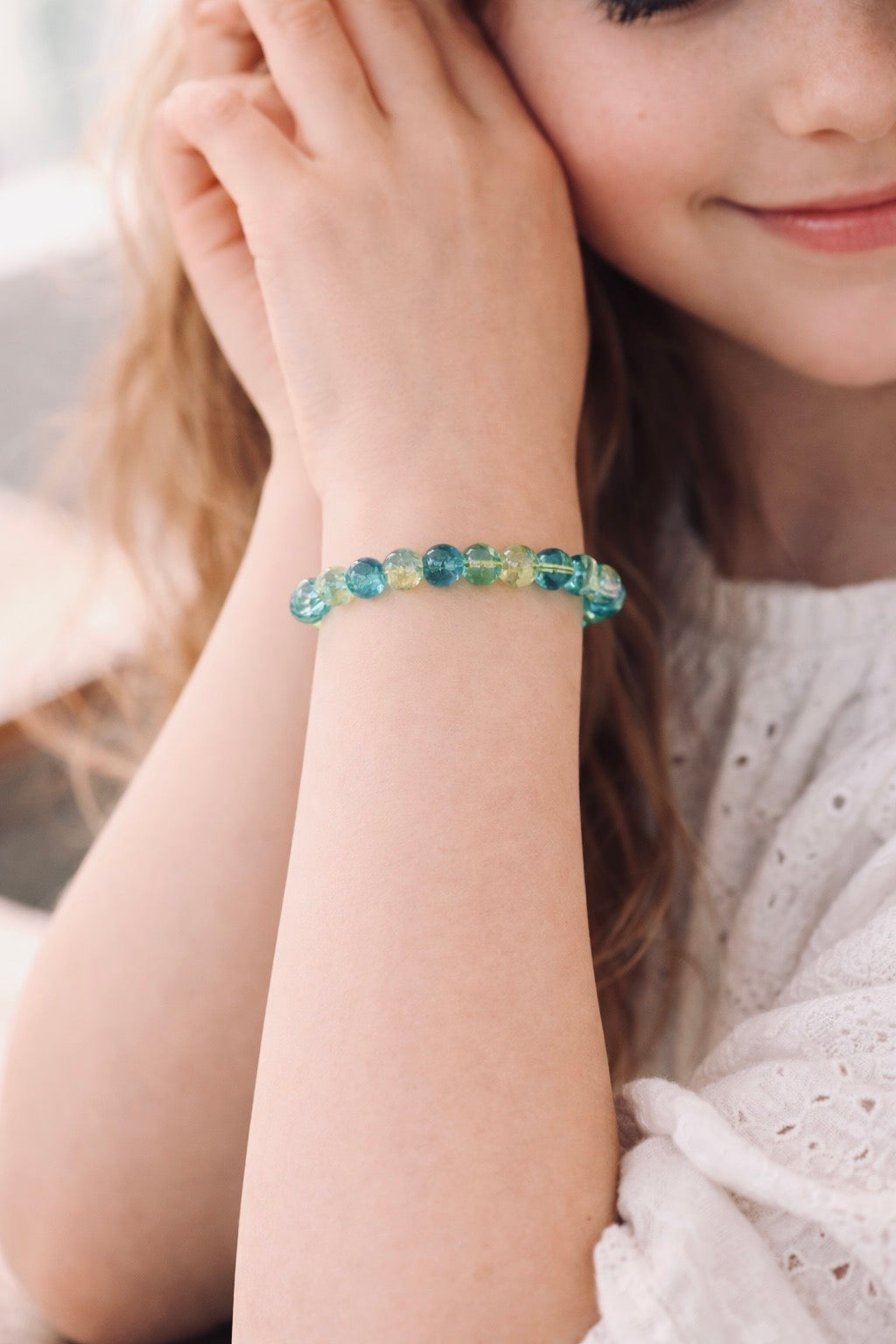Seafoam Beaded Bracelet