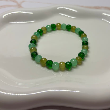 Evergreen Dream Beaded Bracelet