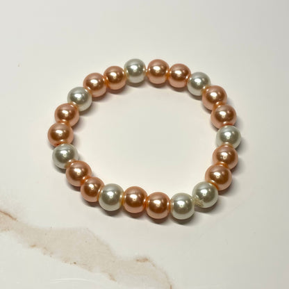 Blushing Grace Beaded Bracelet