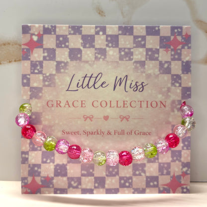 Springtime Shimmer Beaded Bracelet