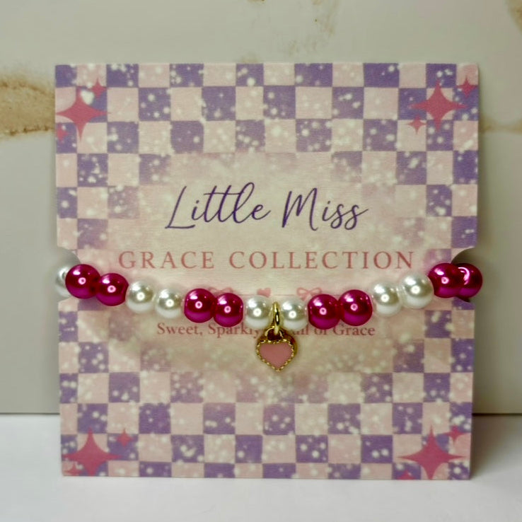Love Bug Charm Beaded Bracelet
