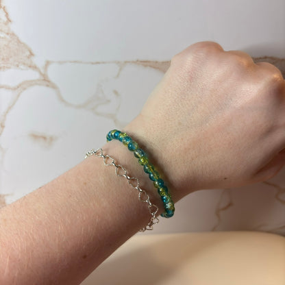 Seafoam Beaded Bracelet