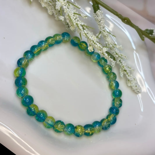 Seafoam Beaded Bracelet