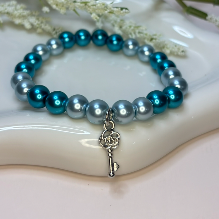 Enchanted Key Beaded Bracelete
