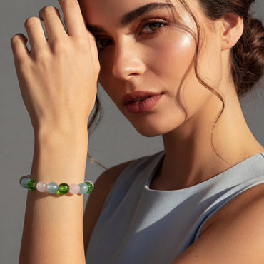 Rosewood Meadow Beaded Bracelet