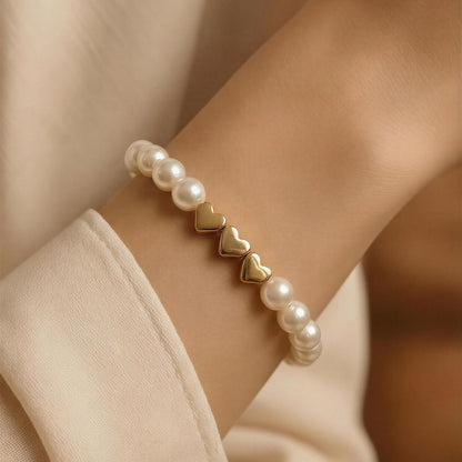 Beloved Pearl Beaded Bracelet