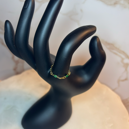 Emerald Vine Ring