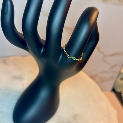 Emerald Vine Ring