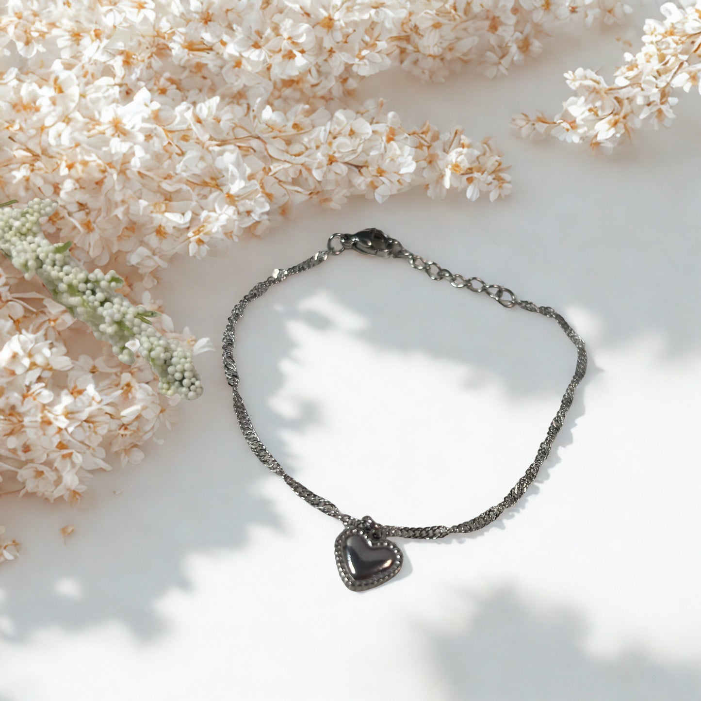 Heart of Silver - Pendant Bracelet